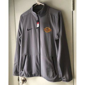 Nike Dri Fit Jacket Women's Large Gray Hounds Logo NEW